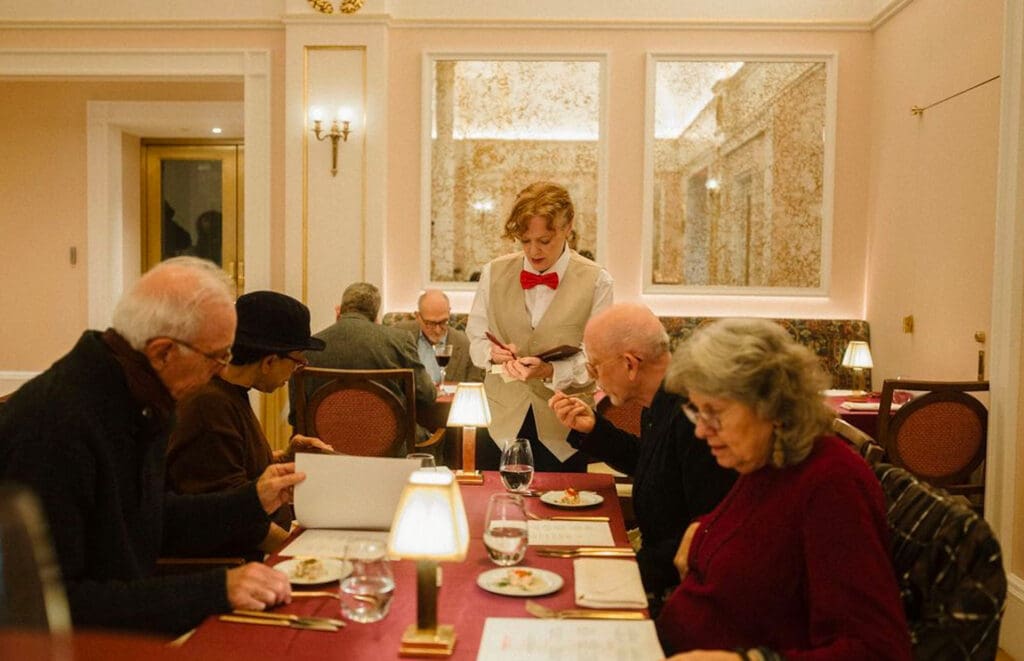Guests Ordering at Weill Cafe